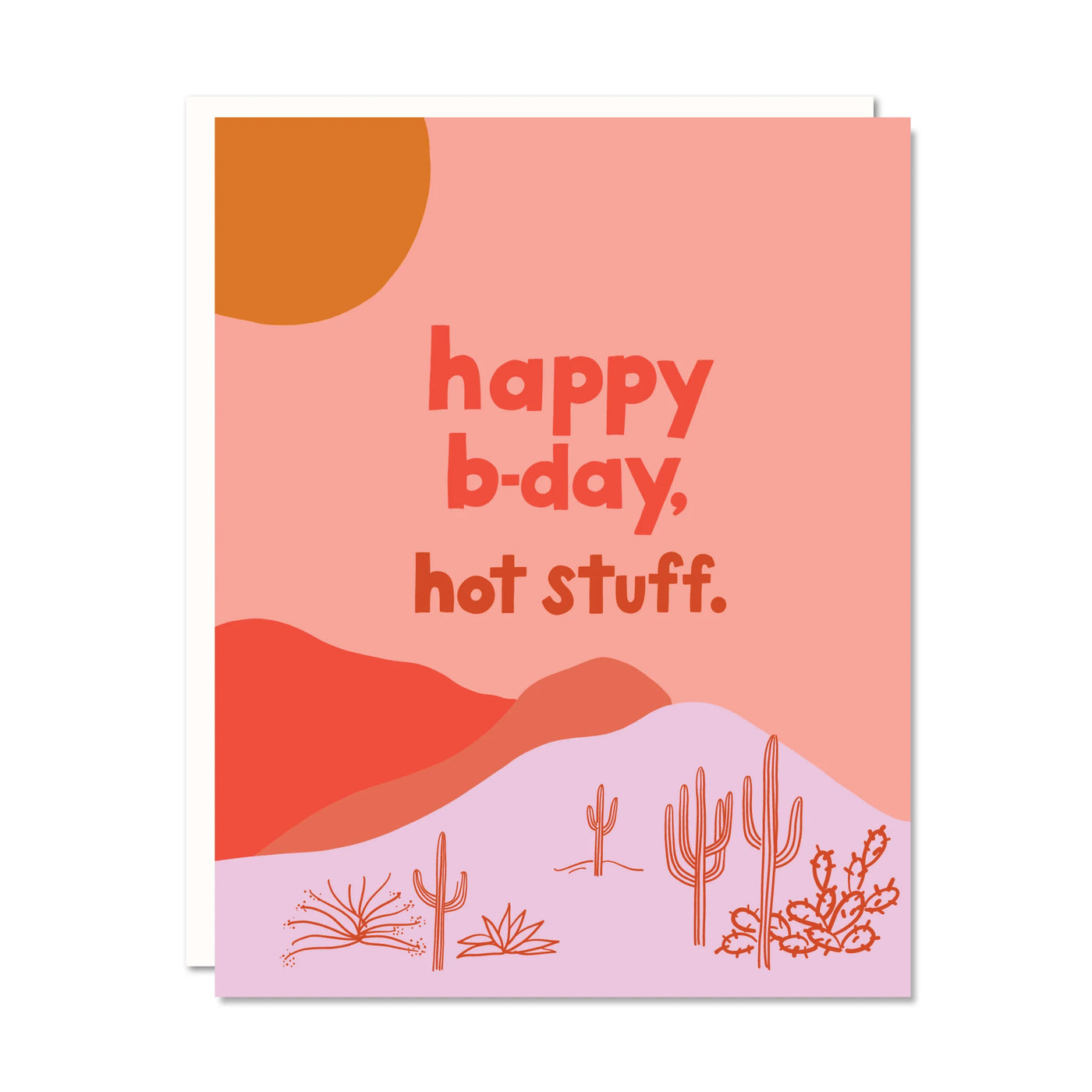 hot stuff birthday card