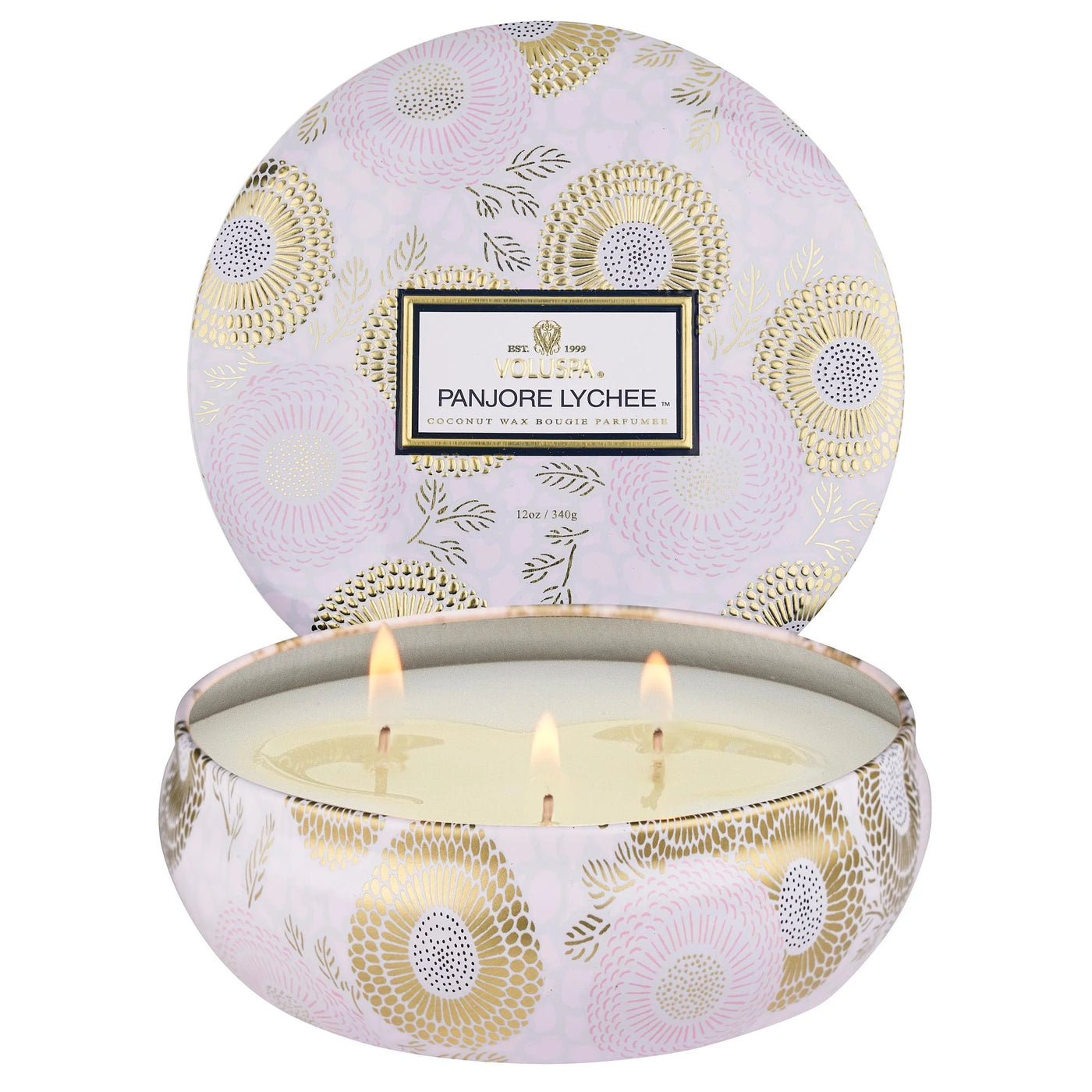 panjore lychee 3 wick candle