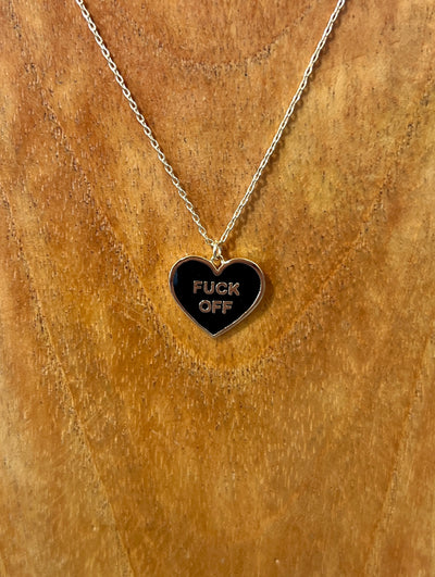 F@*k off necklace