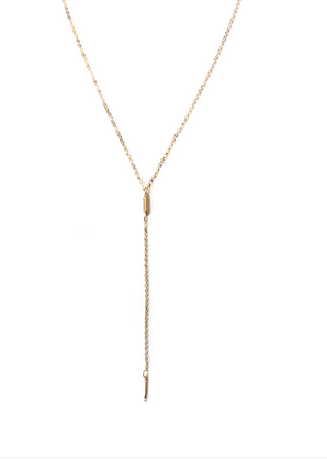 mini magdalena gold necklace