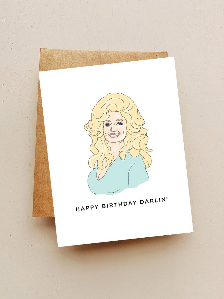 dolly parton birthday card