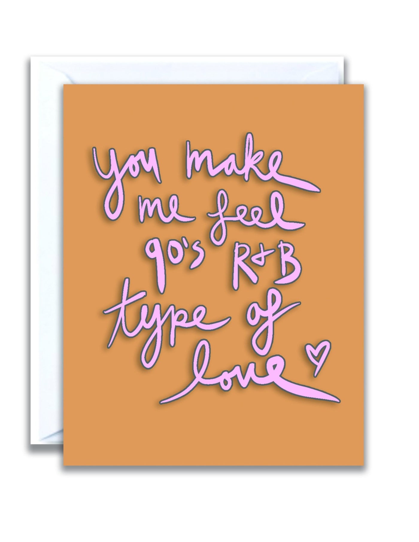 flo and syd 90s type of love card