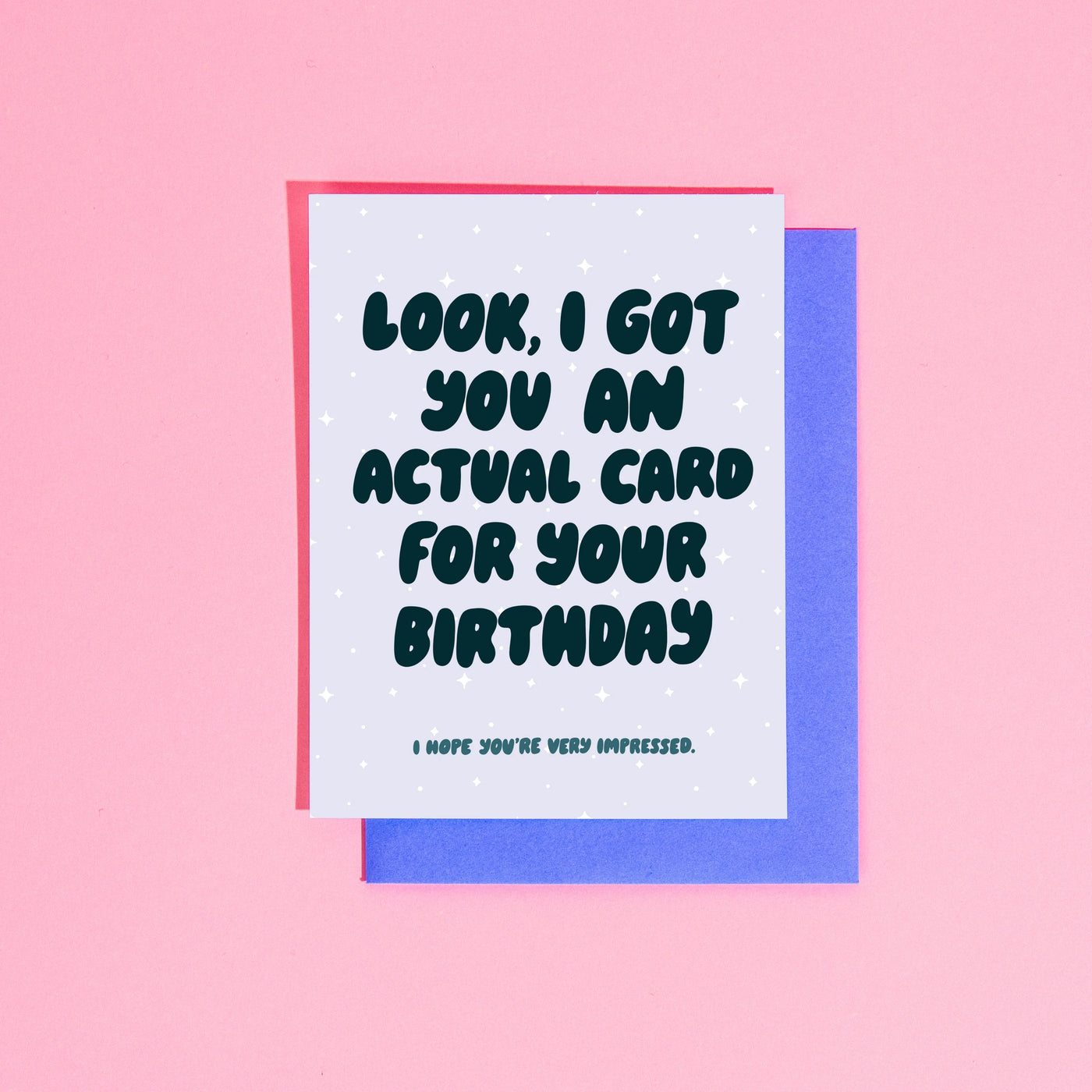 actual card for your birthday