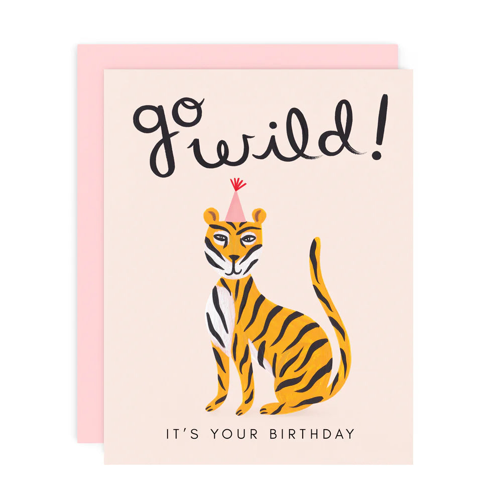 go wild birthday card