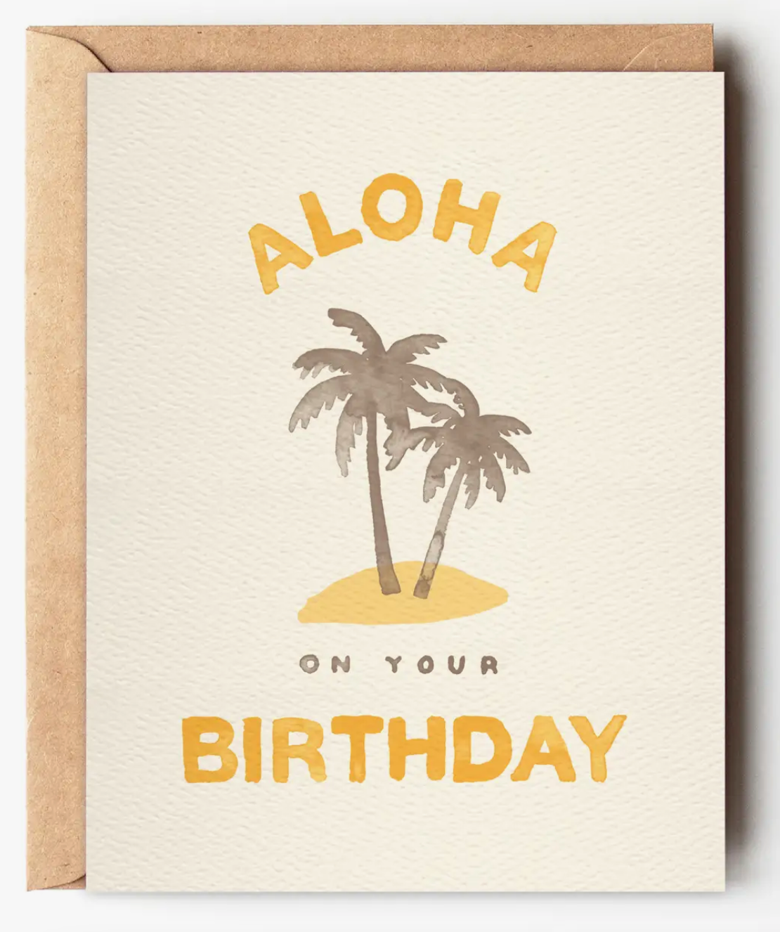 aloha on your birthday card