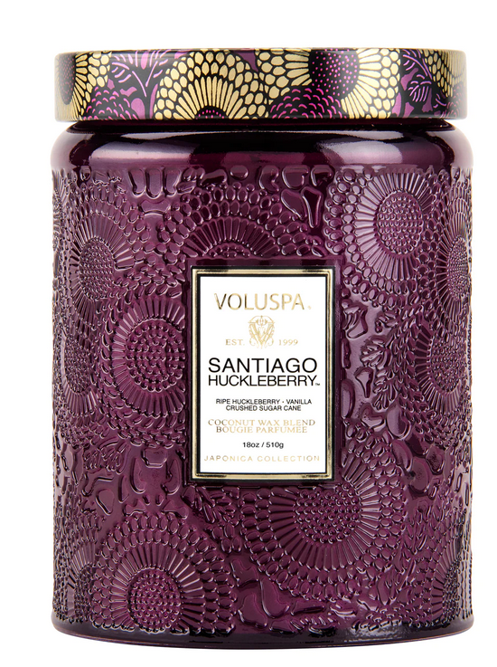 santiago large jar candle