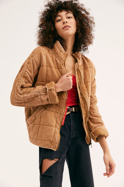 free people dolman quilted jacket