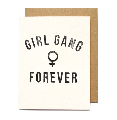 girl gang forever card