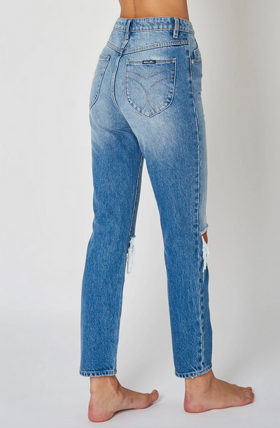 rollas dusters worn vintage blue jeans
